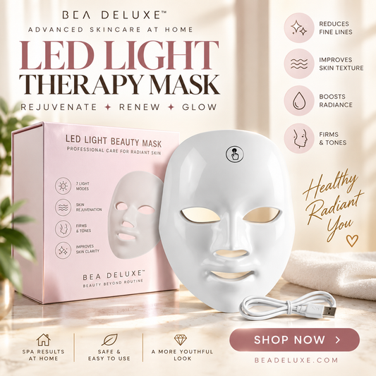 Bea Deluxe™ 7-in-1 LED Photon Therapy Face Mask