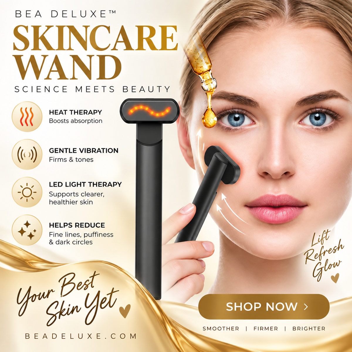 Bea Deluxe™ 4-in-1 Radiance & Contour Skincare Wand⁠